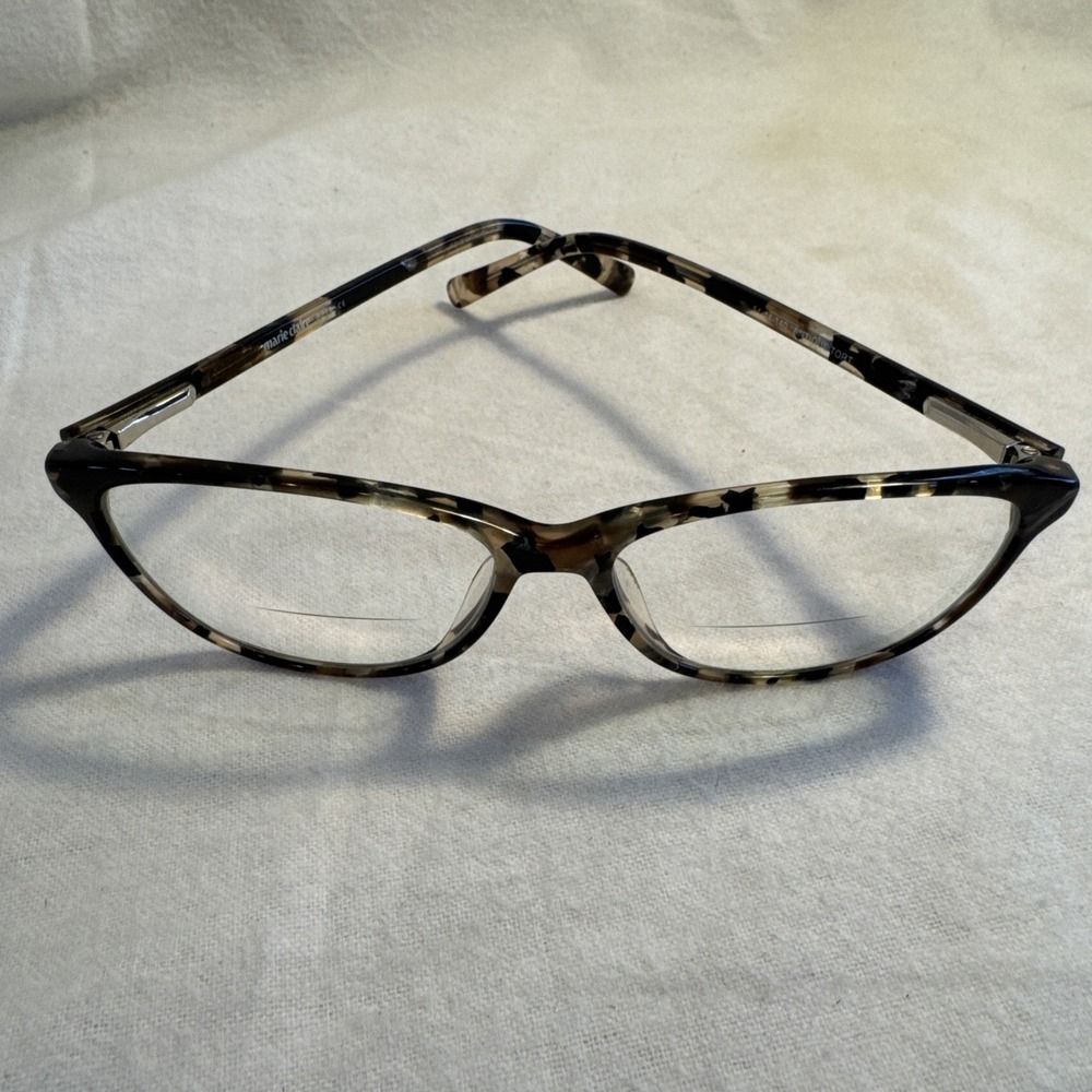 Marie Claire Eyeglass Frame 6219 Women Antique Tortoise Cat Eye‎ Shape 54-14-140